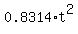 0.8314%2At%5E2
