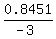 0.8451%2F%28-3%29