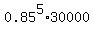 0.85%5E5%2A30000