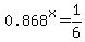 0.868%5Ex=1%2F6