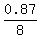 0.87%2F8