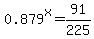 0.879%5Ex=91%2F225