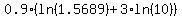 0.9%28ln%281.5689%29%2B3%2Aln%2810%29%29