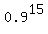 0.9%5E15