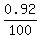 0.92%2F100