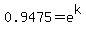 0.9475=e%5Ek
