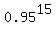 0.95%5E15