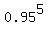 0.95%5E5