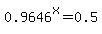 0.9646%5Ex+=+0.5