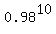 0.98%5E10