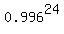 0.996%5E24