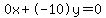 0x%2B-10y=0