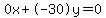 0x%2B-30y=0