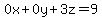 0x%2B0y%2B3z=9
