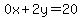 0x%2B2y=20