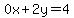 0x%2B2y=4
