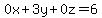 0x%2B3y%2B0z=6