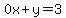 0x%2By=3
