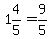 1%264%2F5+=+9%2F5