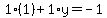 1%281%29%2B1%2Ay=-1