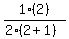 1%282%29%2F%282%282%2B1%29%29