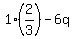 1%282%2F3%29-6q