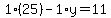 1%2825%29-1%2Ay=11