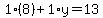1%288%29%2B1%2Ay=13