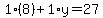 1%288%29%2B1%2Ay=27