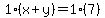 1%28x%2By%29=1%287%29