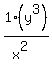 1%28y%5E3%29%2F%28x%5E2%29