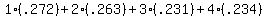 1%2A%28.272%29%2B2%2A%28.263%29%2B3%2A%28.231%29%2B4%2A%28.234%29