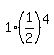 1%2A%281%2F2%29%5E4