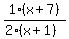 1%2A%28x%2B7%29%2F%282%28x%2B1%29%29