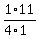 1%2A11%2F%284+%2A+1%29