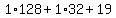 1%2A128%2B1%2A32%2B19