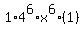 1%2A4%5E6%2Ax%5E6%281%29