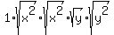 1%2Asqrt%28x%5E2%29%2Asqrt%28x%5E2%29%2Asqrt%28y%29%2Asqrt%28y%5E2%29