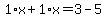 1%2Ax%2B1%2Ax=3-5
