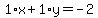 1%2Ax%2B1%2Ay=-2