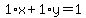 1%2Ax%2B1%2Ay=1