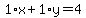 1%2Ax%2B1%2Ay=4