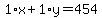 1%2Ax%2B1%2Ay=454