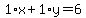 1%2Ax%2B1%2Ay=6