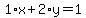 1%2Ax%2B2%2Ay=1