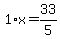 1%2Ax=33%2F5