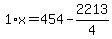 1%2Ax=454-2213%2F4