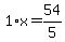 1%2Ax=54%2F5