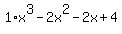 1%2Ax%5E3-2x%5E2-2x%2B4