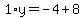 1%2Ay=-4%2B8